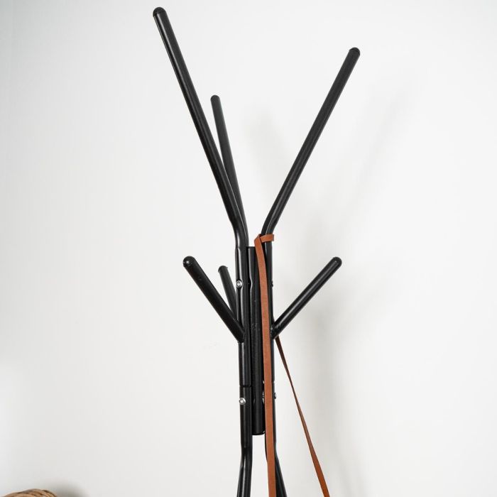 Vinthera Perchero Moa Acero y Madera 49.5x49.5x180 cm 3 Vinthera Perchero Moa Acero y Madera 49.5x49.5x180 cm 3