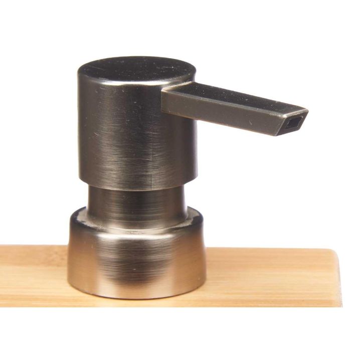 Dosificador Bambu Tapon Cromado Cuadrado Berilo 9X15CM (12 Unidades) 2 Dosificador Bambu Tapon Cromado Cuadrado Berilo 9X15CM (12 Unidades) 2