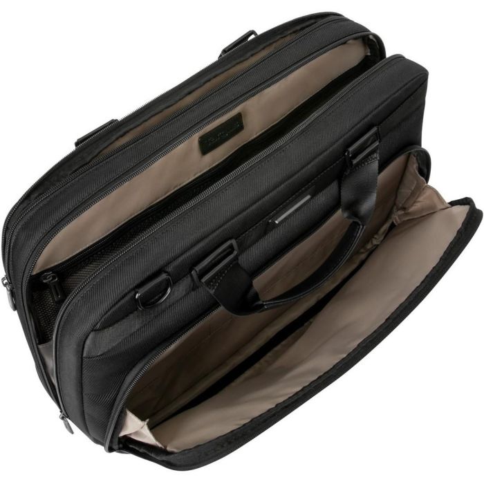Targus TBT932GL Maletín para Portátil 40,6 cm (16") Negro de Nylon y Poliuretano, Resistente al Agua, con Asa, Correa Hombro y Bloqueable 1
