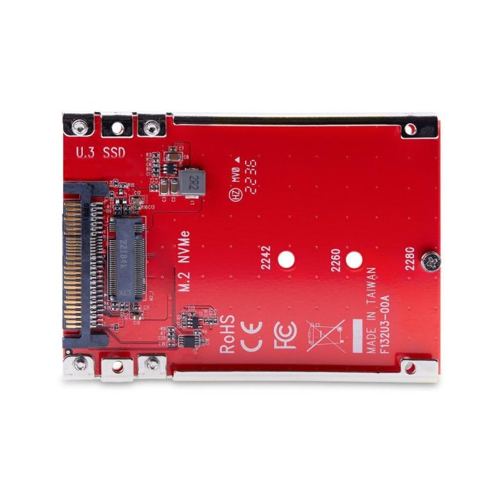 Startechcom 1M25-U3 Adaptador M.2 a U.3 (SFF-TA-1001) 2.5 Pulgadas NVMe PCIe 4.0 para Servidores y Estaciones de Trabajo