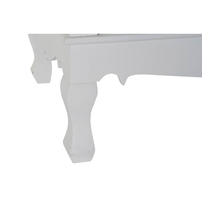 Mesa Centro Romantico DKD Home Decor Blanco 42 x 61 x 100 cm 4 Mesa Centro Romantico DKD Home Decor Blanco 42 x 61 x 100 cm 4