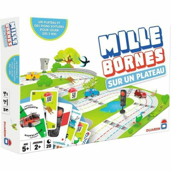 Dujardin MILLE BORNES Plateau Le Grand Classique Juego de Mesa Familiar para 2-8 Jugadores, +5 Años 1