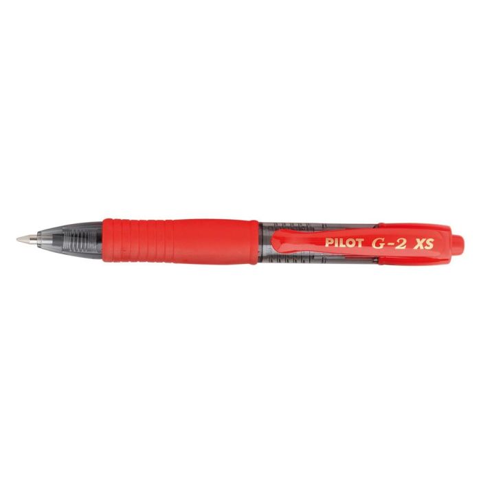 Boligrafo Pilot G-2 Pixie Rojo Tinta Gel Retractil Sujecion De Caucho 12 unidades 1