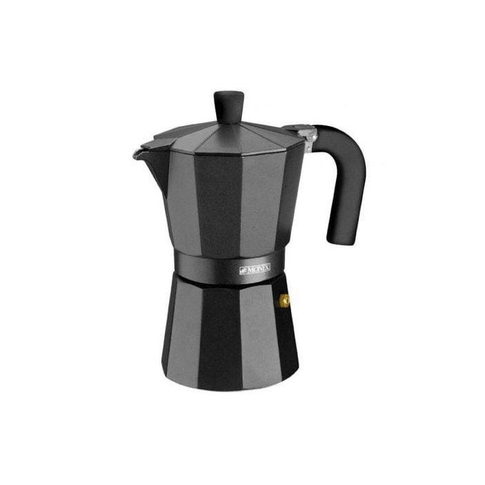 Cafetera Italiana Monix Braisogona_M640003 Negro Aluminio 3 Tazas Cafetera Italiana Monix Braisogona_M640003 Negro Aluminio 3 Tazas