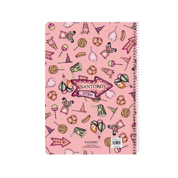 Libreta folio 80 h. tapas duras gorjuss™ fairground "carousel" 21,5x31x1cm 1 Libreta folio 80 h. tapas duras gorjuss™ fairground "carousel" 21,5x31x1cm 1