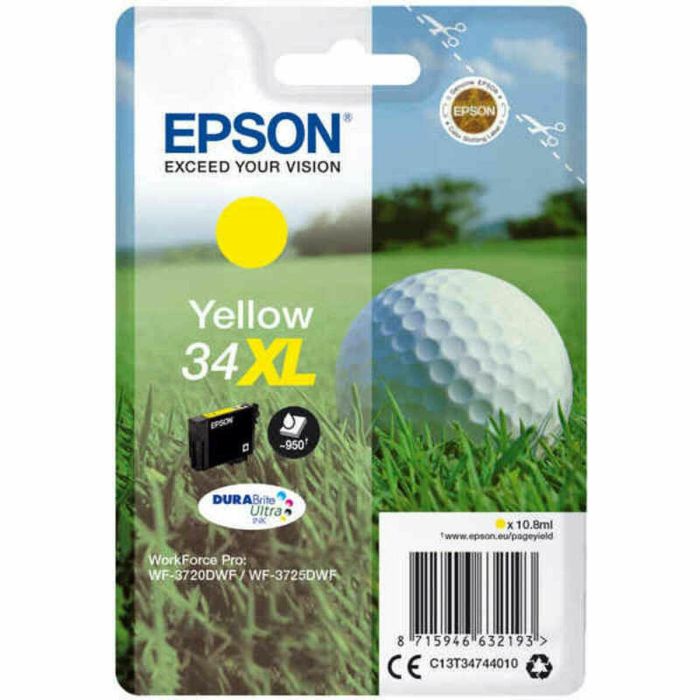 Cartucho de Tinta Original Epson C13T34744010 Amarillo