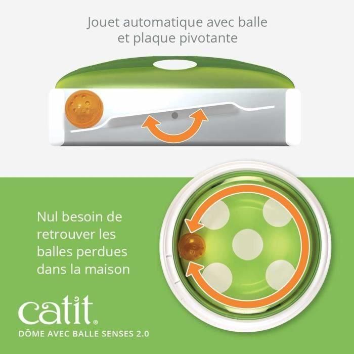 Cat It - Juguete para gatos Senses 2.0 Ball Dome 2 Cat It - Juguete para gatos Senses 2.0 Ball Dome 2