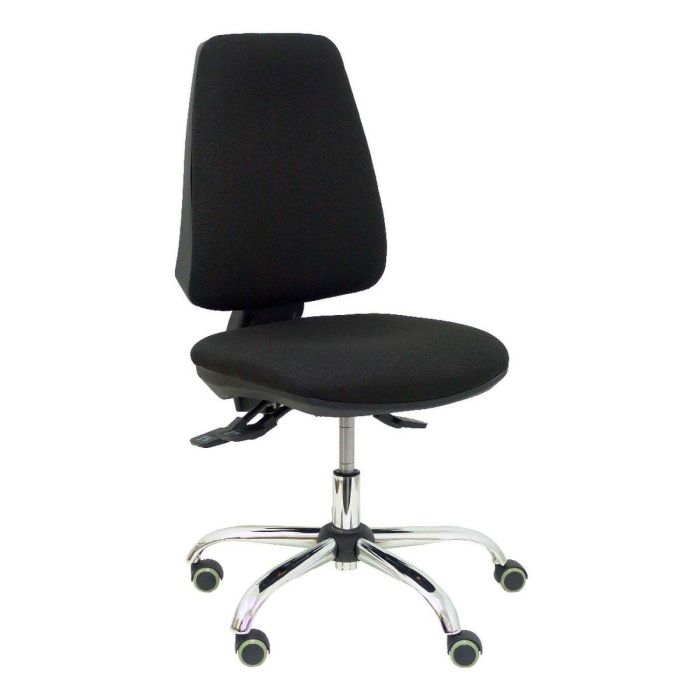 PIQUERAS Y CRESPO Silla Elche S 24 horas bali negro base cromada ruedas parque PIQUERAS Y CRESPO Silla Elche S 24 horas bali negro base cromada ruedas parque