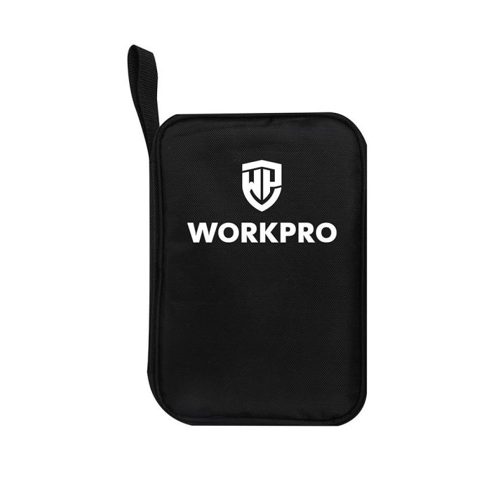 Workpro Estuche de Herramientas 18 Piezas con Alicate, Llave Ajustable, Martillo y Flexómetro 2