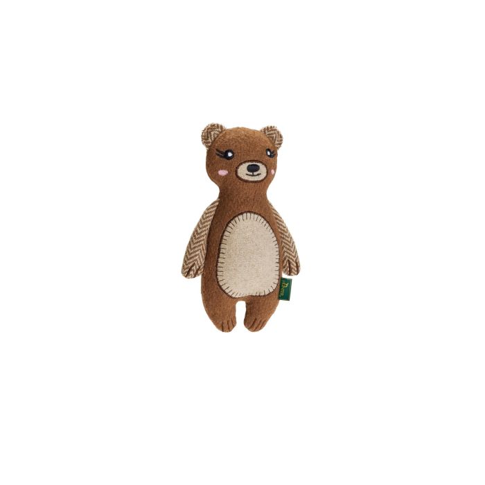 Hunter Juguete Perro Oso Fyn, Ecológico y Suave con Chirriador, Hecho de Materiales 100% Reciclados (Poliéster y Lana) 20 cm 4