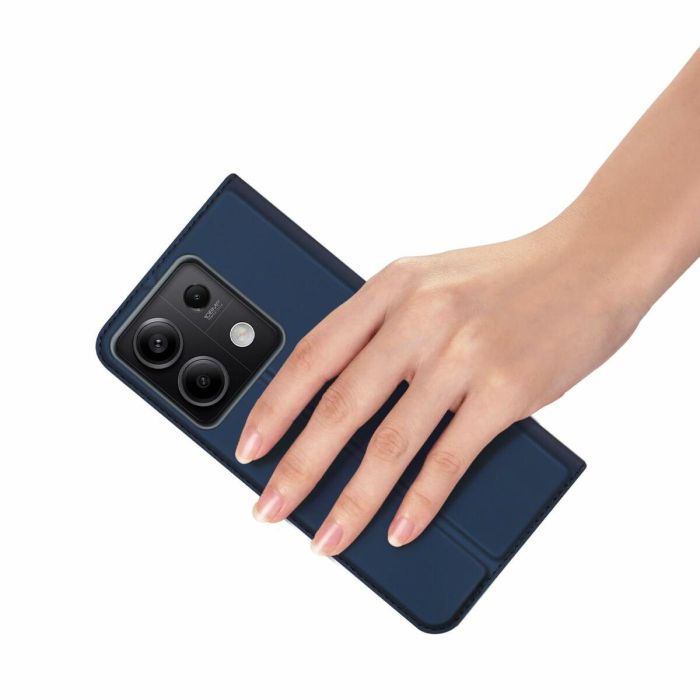 Dux Ducis Skin Pro Case With Flap And Card Slot - Xiaomi Redmi Note 13 5G - Blue 4 Dux Ducis Skin Pro Case With Flap And Card Slot - Xiaomi Redmi Note 13 5G - Blue 4
