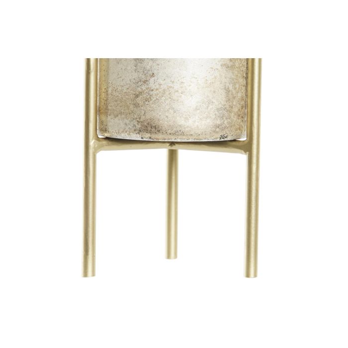 Portavela Moderno DKD Home Decor Bicolor Dorado 10 x 23 x 10 cm 1 Portavela Moderno DKD Home Decor Bicolor Dorado 10 x 23 x 10 cm 1