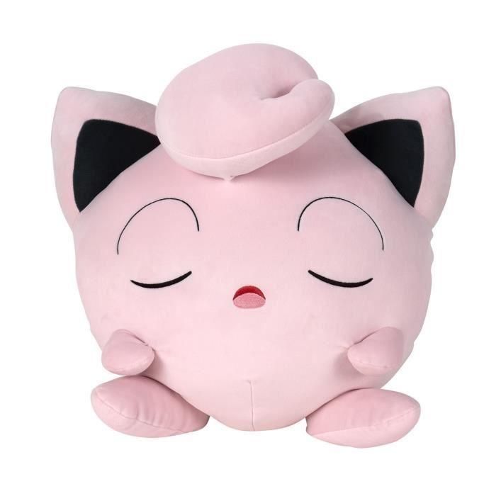 Peluche - BANDAI - Pokémon Jigglypuff - 40 cm, suave y esponjoso Peluche - BANDAI - Pokémon Jigglypuff - 40 cm, suave y esponjoso