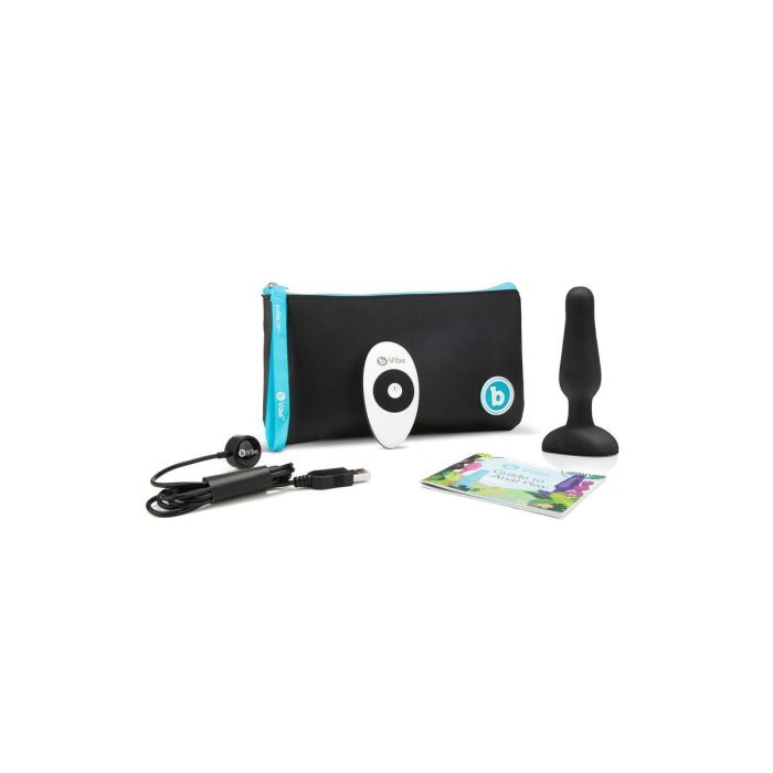 Plug anal con control remoto B-Vibe NOVICE Negro 4 Plug anal con control remoto B-Vibe NOVICE Negro 4