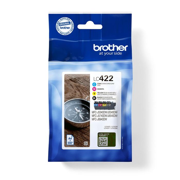 Brother Tinta Bk - C - M - Y Mfcj5340Dw, Mfcj5740Dw, Mfcj6540Dw, Mfcj6940Dw Brother Tinta Bk - C - M - Y Mfcj5340Dw, Mfcj5740Dw, Mfcj6540Dw, Mfcj6940Dw