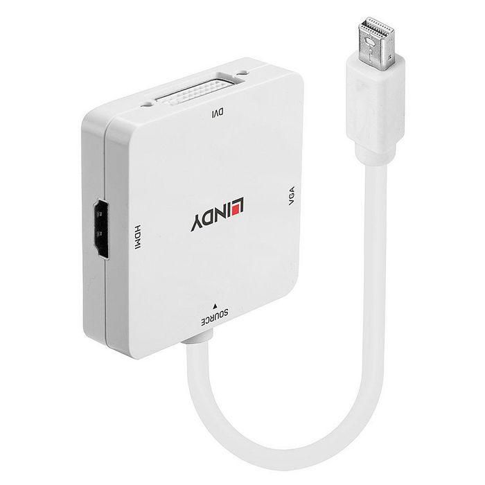 Lindy Mini DisplayPort 1.2 to HDMI 1.4, DVI and VGA Converter Lindy Mini DisplayPort 1.2 to HDMI 1.4, DVI and VGA Converter