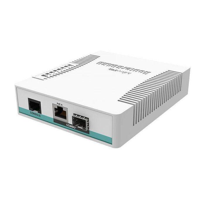 MikroTik 5 x SFP, 400 MHz, 128 MB, 11W, PoE in, White 1 MikroTik 5 x SFP, 400 MHz, 128 MB, 11W, PoE in, White 1