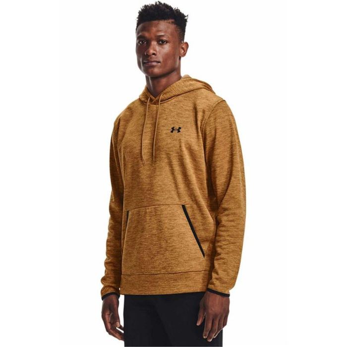 Sudadera con Capucha Hombre Under Armour Fleece Twist Marrón 3