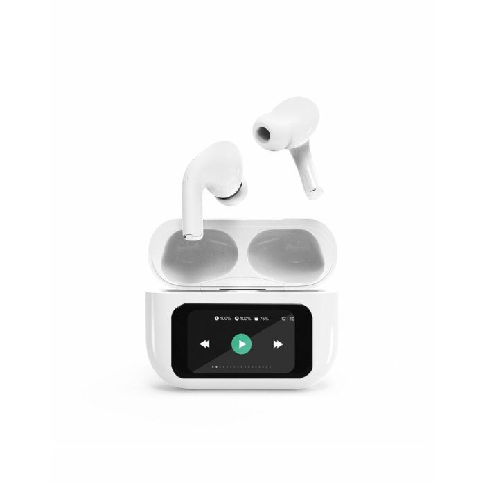 Gembird TWS-LCD-ANC-01-W Auriculares Inalámbricos Intraaurales con Cancelación de Ruido Activo (ANC) Bluetooth USB-C Blanco para Llamadas y Música 2 Gembird TWS-LCD-ANC-01-W Auriculares Inalámbricos Intraaurales con Cancelación de Ruido Activo (ANC) Bluetooth USB-C Blanco para Llamadas y Música 2