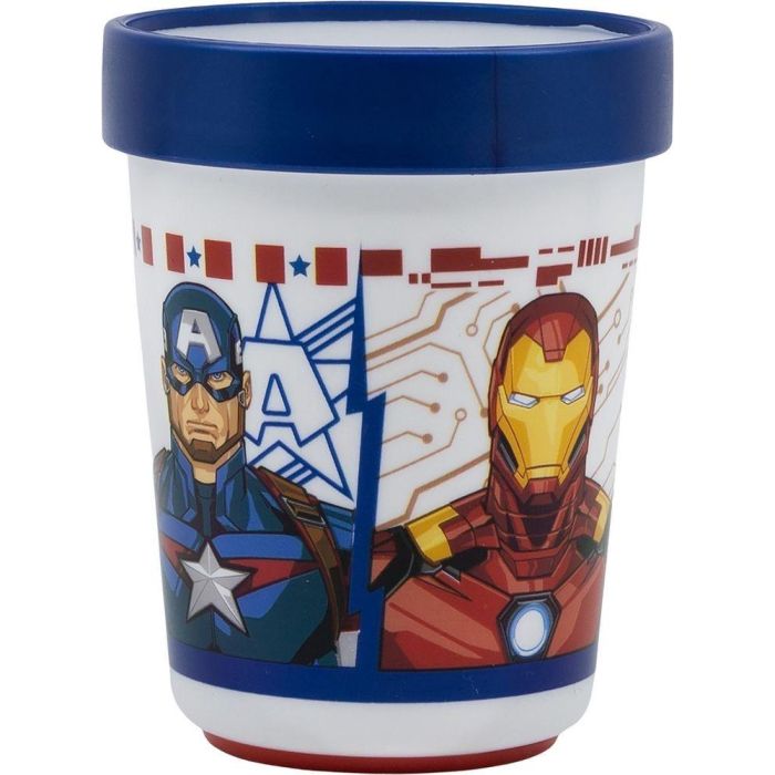 Marvel Vaso CZ11298 Premium Bicolor Antideslizante 260 mL Avengers 2 Marvel Vaso CZ11298 Premium Bicolor Antideslizante 260 mL Avengers 2