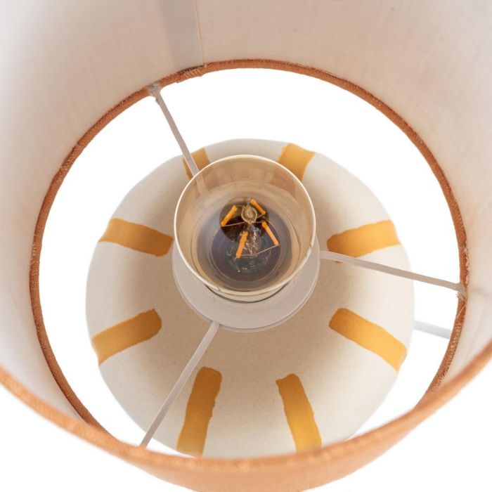 Lámpara Mesa Cerámica Iluminación 22,50 X 22,50 X 43 cm