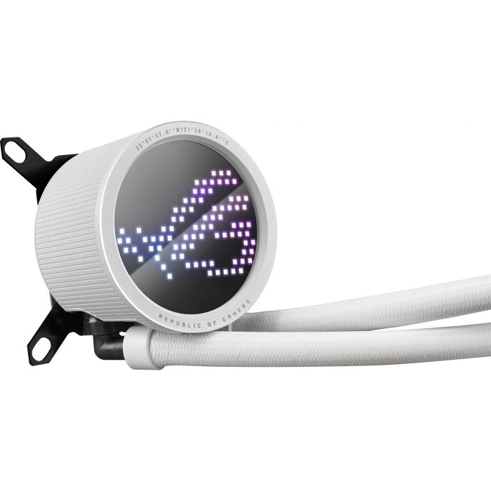Asus ROG Ryuo III 360 ARGB WHT - Sistema de refrigeración líquida para CPU, OLED de color, Aura Sync RGB, ventiladores de radiador ROG de 360 mm, 90RC00I2-M0UAY0 3 Asus ROG Ryuo III 360 ARGB WHT - Sistema de refrigeración líquida para CPU, OLED de color, Aura Sync RGB, ventiladores de radiador ROG de 360 mm, 90RC00I2-M0UAY0 3