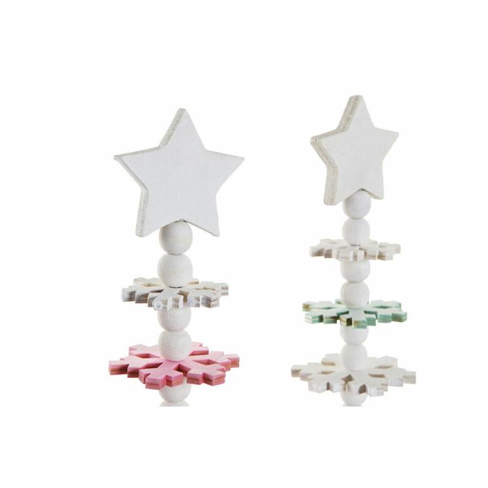 Arbol Navidad Fantasia DKD Home Decor Verde Rosa 14 x 51 x 14 cm (2 Unidades) 2 Arbol Navidad Fantasia DKD Home Decor Verde Rosa 14 x 51 x 14 cm (2 Unidades) 2