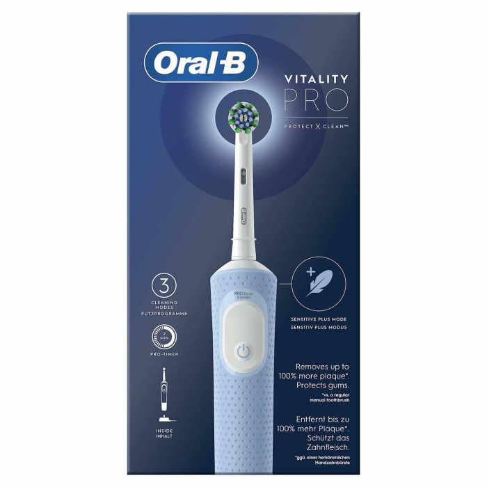 Cepillo de Dientes Eléctrico Oral-B Vitality Pro Negro 4 Cepillo de Dientes Eléctrico Oral-B Vitality Pro Negro 4