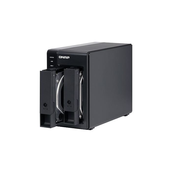 QNAP TR-002 Unidad de Disco Múltiple Negro