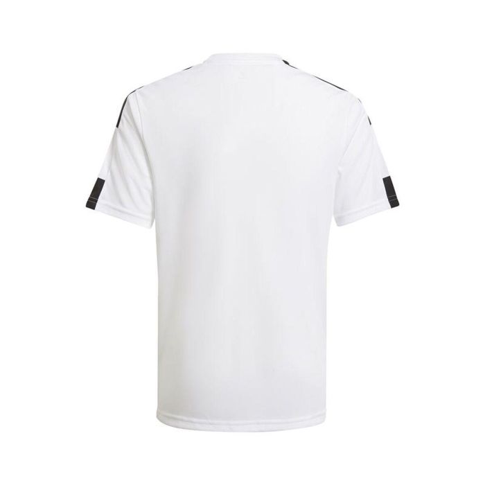 Camiseta de Fútbol de Manga Corta para Niños Adidas Squad 21 Blanco S 1