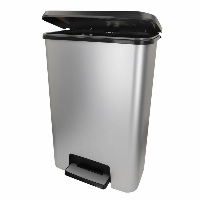 Cubo de basura Curver Gris Plástico 50 L (5 Unidades) 6 Cubo de basura Curver Gris Plástico 50 L (5 Unidades) 6