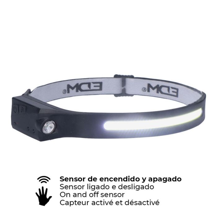 Linterna LED para la Cabeza EDM 36127 Cob + Spot 3 W 8 W 90 Lm 280 lm 7
