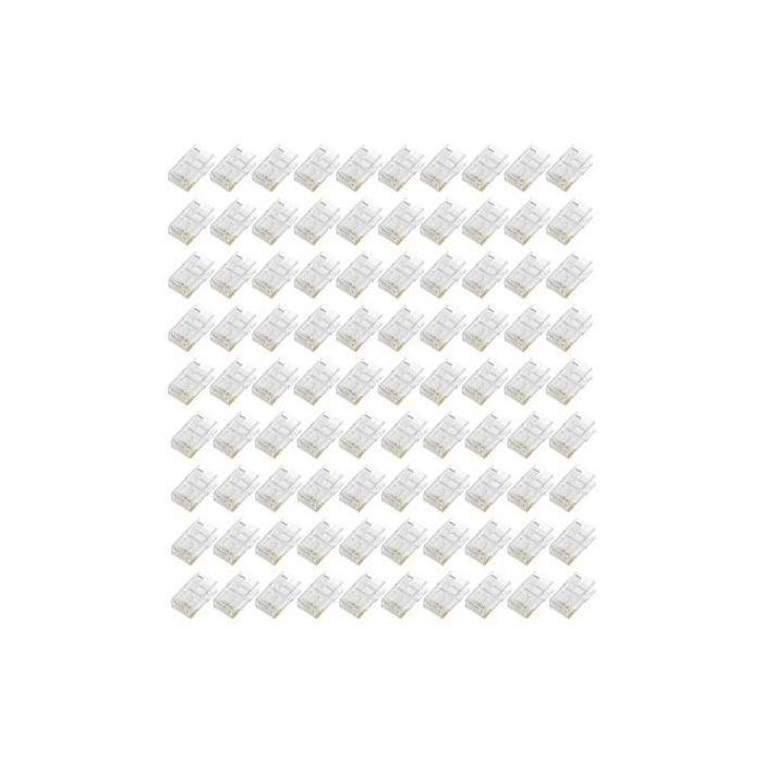 AISENS - CONECTOR RJ45 8 HILOS CAT.6 AWG24 (100 UDS) 1 AISENS - CONECTOR RJ45 8 HILOS CAT.6 AWG24 (100 UDS) 1