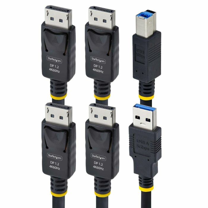 Cable adaptador Startech DDU1226-KVM-CABLE Negro 1,8 m 4