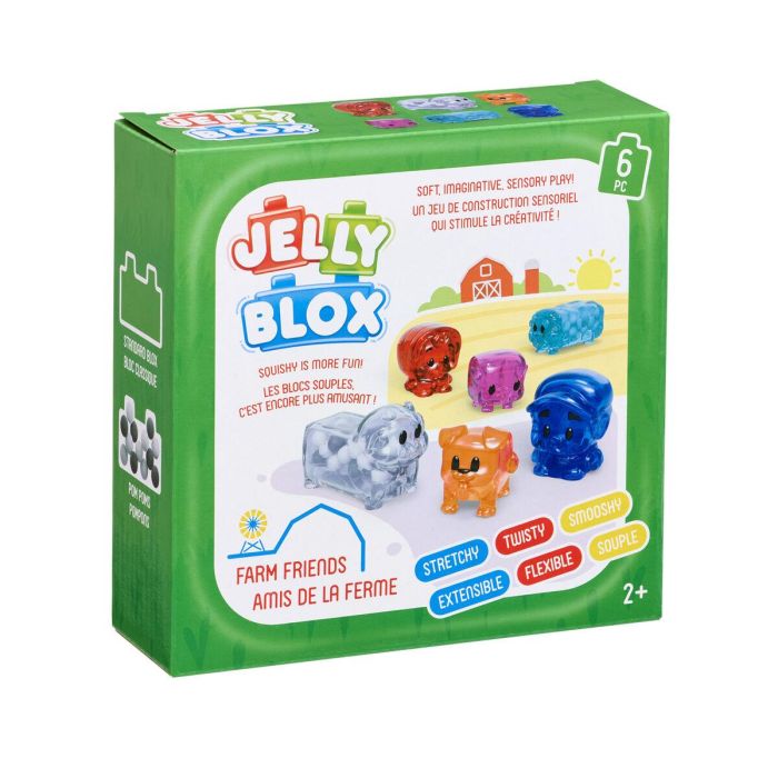 Goliath Set Amigos de la Granja Juego de Construcción JELLY BLOX Ladrillos Suaves y Flexibles A partir de 2 Años GOL8720077350069 3 Goliath Set Amigos de la Granja Juego de Construcción JELLY BLOX Ladrillos Suaves y Flexibles A partir de 2 Años GOL8720077350069 3
