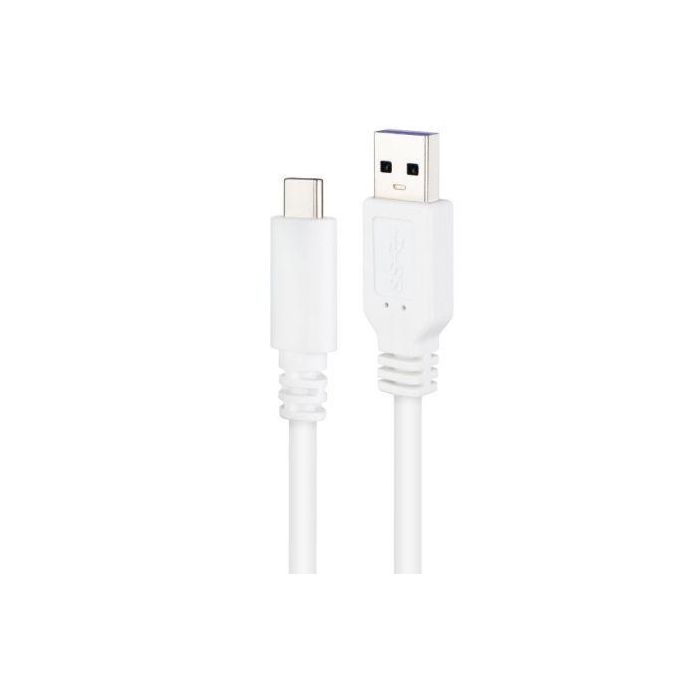 NANOCABLE CABLE USB 2.0 3A, TIPO USB-C/M-A/M, BLANCO, 1.0 M 2 NANOCABLE CABLE USB 2.0 3A, TIPO USB-C/M-A/M, BLANCO, 1.0 M 2