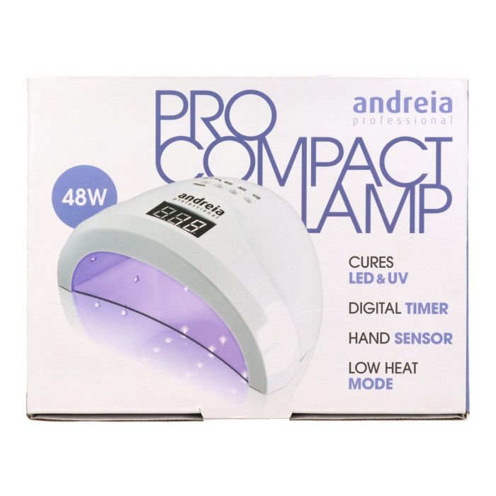 Andreia Pro Lámpara Compact LED 48W Profesional para Uñas LED y UV