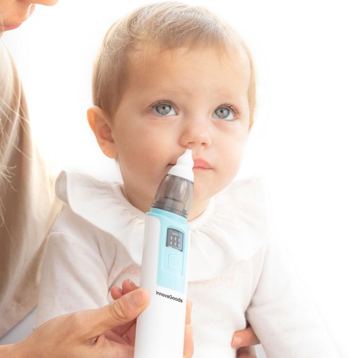 Aspirador Nasal Recargable para Bebés Nizi InnovaGoods 5 Aspirador Nasal Recargable para Bebés Nizi InnovaGoods 5