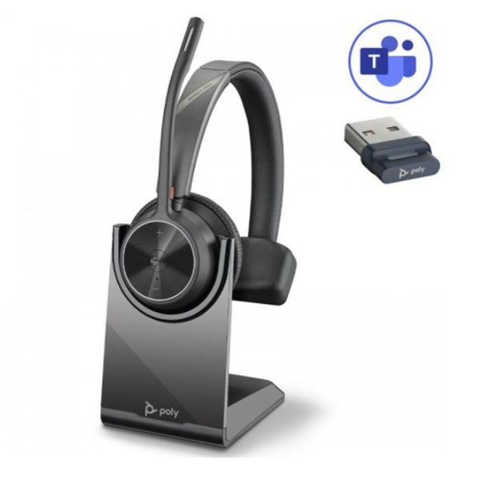 HP Voyager 4310 UC Mono Auriculares Bluetooth Inalámbricos USB-A para Oficina/Centro de Llamadas con Soporte de Carga y Certificación Microsoft Teams 5 HP Voyager 4310 UC Mono Auriculares Bluetooth Inalámbricos USB-A para Oficina/Centro de Llamadas con Soporte de Carga y Certificación Microsoft Teams 5