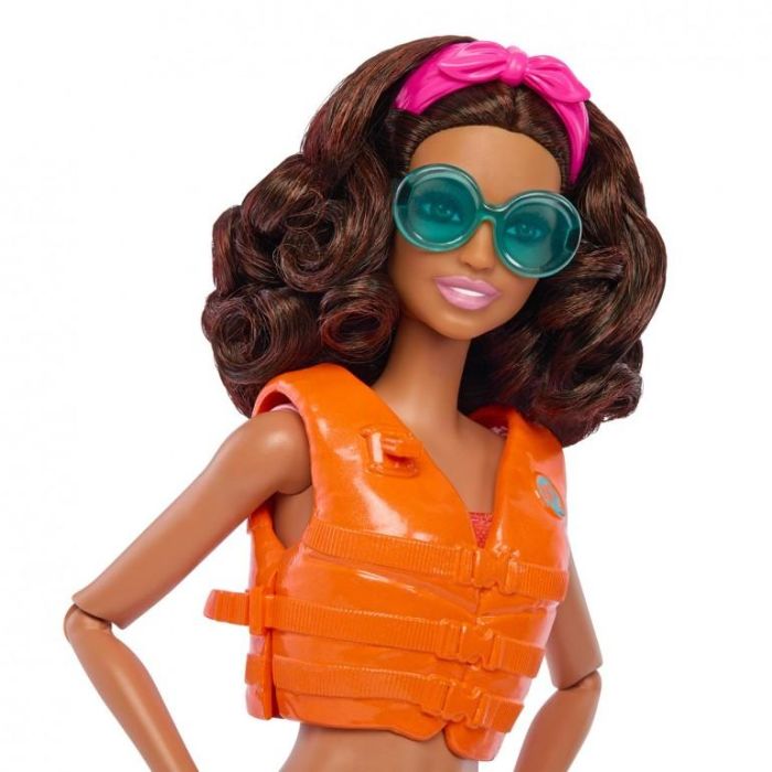 Barbie Hpl69 Muñeca de la Película The Movie Surf articulada con Tabla de Surf, Cachorro y Accesorios de Playa 4 Barbie Hpl69 Muñeca de la Película The Movie Surf articulada con Tabla de Surf, Cachorro y Accesorios de Playa 4