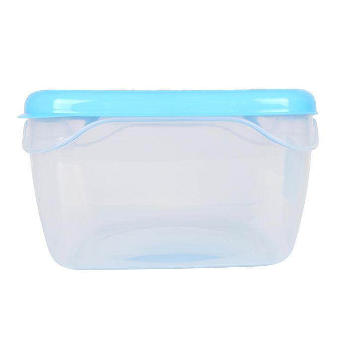 Dem Fiambrera Hermética Rectangular 5L Apta Microondas 29.5x21.5x11.7 cm (8 Unidades)