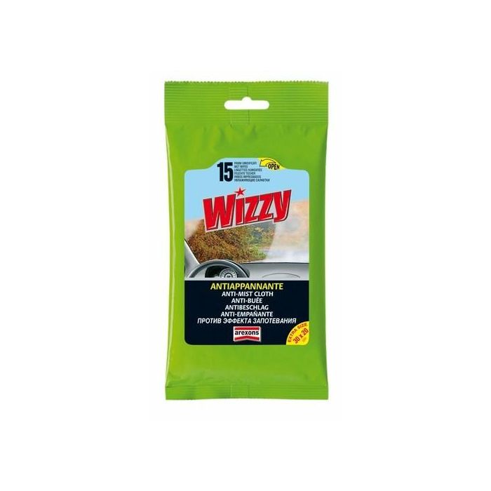 Wizzy ARX1933 Paño Antivaho Anti-Empanante, Elimina Empañado y Devuelve Visibilidad Inmediatamente