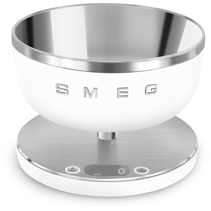 Smeg KSC01WHMWW Báscula de Cocina Blanco Mate 0 Smeg KSC01WHMWW Báscula de Cocina Blanco Mate 0