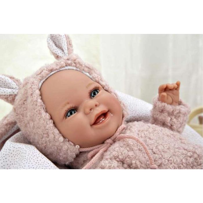 Muñeca elegance babyto rosa con manta (muñeca de peso) 35 cm cuerpo blando 11 Muñeca elegance babyto rosa con manta (muñeca de peso) 35 cm cuerpo blando 11