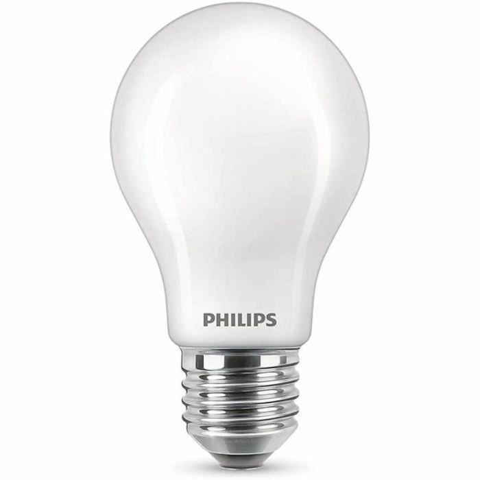 Philips Bombilla LED Equivalente 60W E27 Blanco Cálido Vidrio No Regulable Juego de 2 0 Philips Bombilla LED Equivalente 60W E27 Blanco Cálido Vidrio No Regulable Juego de 2 0