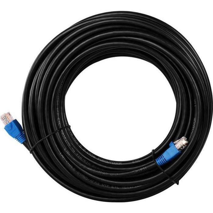 Goobay CAT 6 Outdoor Patch Cable, U/UTP, black 2 Goobay CAT 6 Outdoor Patch Cable, U/UTP, black 2
