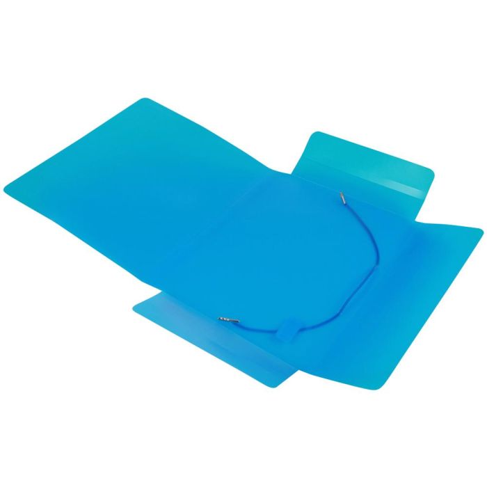 Carpeta Liderpapel Gomas Solapas 34972 Polipropileno Din A5 Azul 1