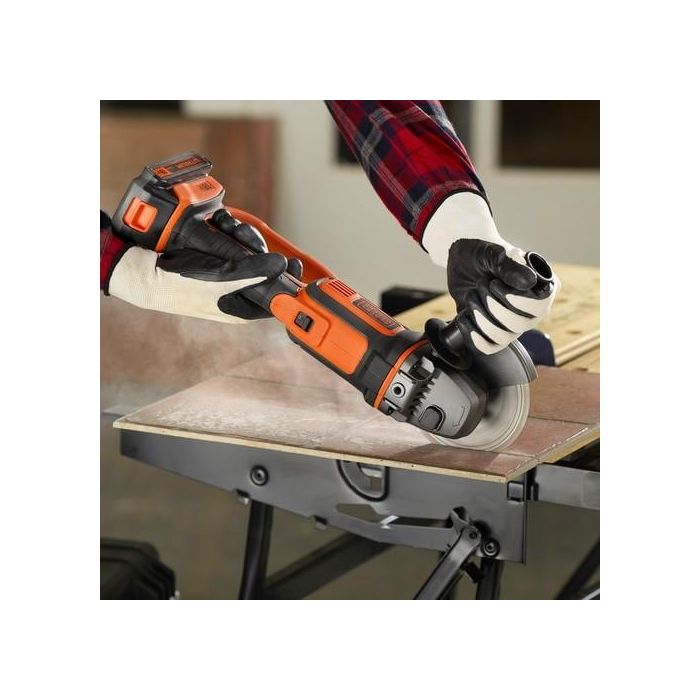 Black&Decker BCG720N - Amoladora angular 125mm 18V sin batería ni cargador 6 Black&Decker BCG720N - Amoladora angular 125mm 18V sin batería ni cargador 6