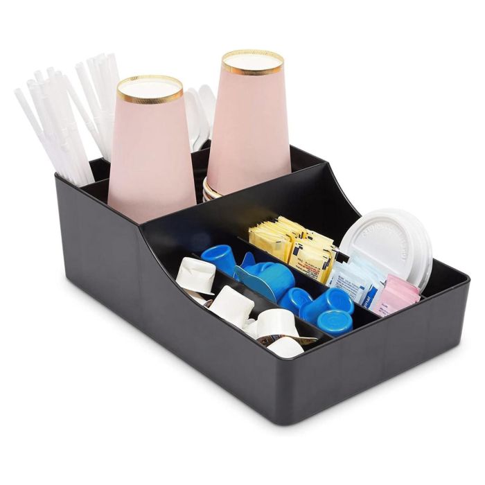 Organizador de Accesorios para Café e Infusiones My Bar - 9 Secciones (6 Unidades) 1 Organizador de Accesorios para Café e Infusiones My Bar - 9 Secciones (6 Unidades) 1