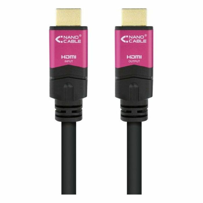 Nanocable 10.15.3730 Cable HDMI V2.0 4K Ultra HD 60Hz 18Gbps con Repetidor Tipo A Macho a Tipo A Macho 30m Negro HDR ARC 3D 4 Nanocable 10.15.3730 Cable HDMI V2.0 4K Ultra HD 60Hz 18Gbps con Repetidor Tipo A Macho a Tipo A Macho 30m Negro HDR ARC 3D 4